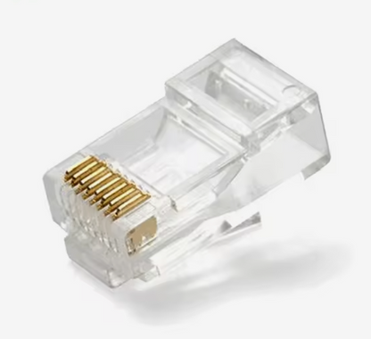 Connecteur de câble Ethernet RJ45 blindé de type EZ, haute performance, CAT6, 100 pack