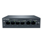 Switch PoE Gigabit 4 ports avec protection contre la foudre 4KV, caméras de sécurité IP gérées en métal, alimentation 52V 48W